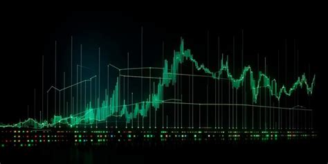 Premium Photo | A graph with a green line showing the time of 8 : 30.