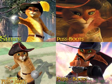 Evolution of puss in boots | Shrek | Know Your Meme