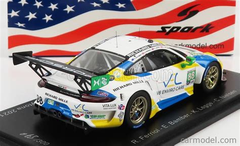 SPARK-MODEL US285 Scale 1/43 | PORSCHE 911 911-2 GT3 R TEAM HARDPOINT EBM N 88 24h DAYTONA 2021 ...