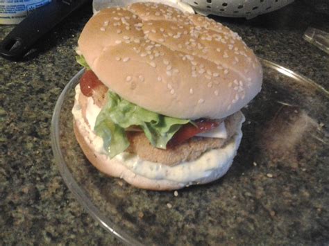 Poverty Cooking and Lifestyle: Homemade Chicken Patty Sandwich