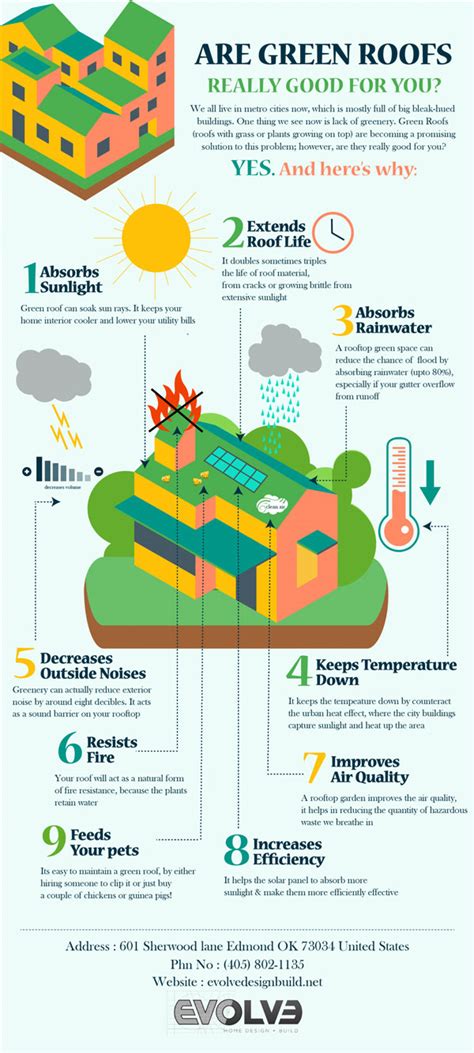 Benefits of Green Roofs [Infographic] - Best Infographics