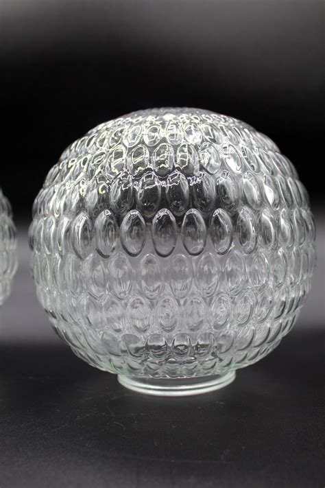 2 Large Vintage Clear Glass Lamp Globe Replacement Globes - Etsy