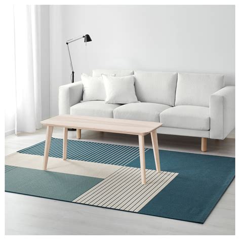 IKEA - ROSKILDE Rug, flatwoven indoor/outdoor green-blue | Ikea outdoor, Small living room ...