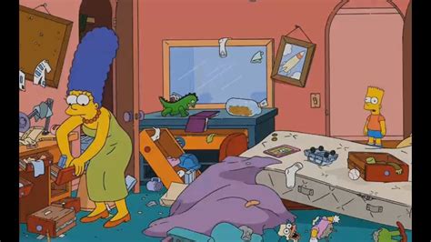 The Simpsons - Search Bart's Bedroom! - YouTube