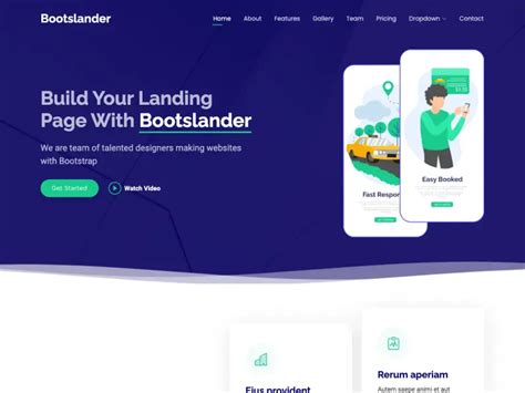 Bootstrap Landing Page Templates | BootstrapMade