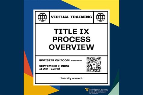 Attend training on the Title IX process | E-News | West Virginia University