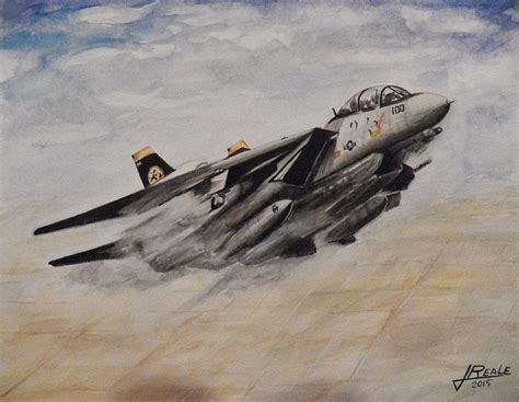 F-14 Tomcat Painting by Jim Reale - Pixels