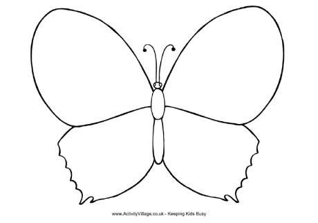 Design A Butterfly Coloring Page | Butterfly coloring page, Butterfly outline, Coloring pages