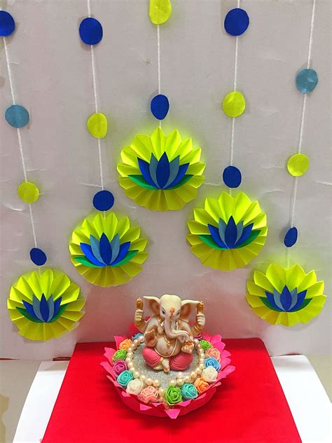 Paper Craft For Ganpati Decoration - aquarium zubehör