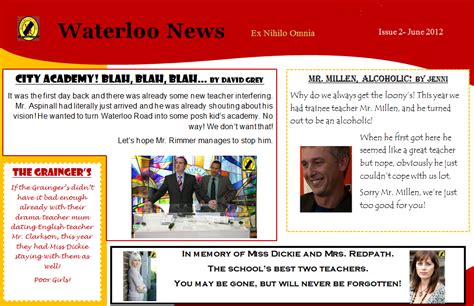 Waterloo News- YOUR Newspaper - Waterloo Road Fans