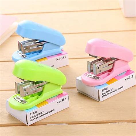 Creative Mini Stapler And Staple Set 400 Staples Cute Student ...