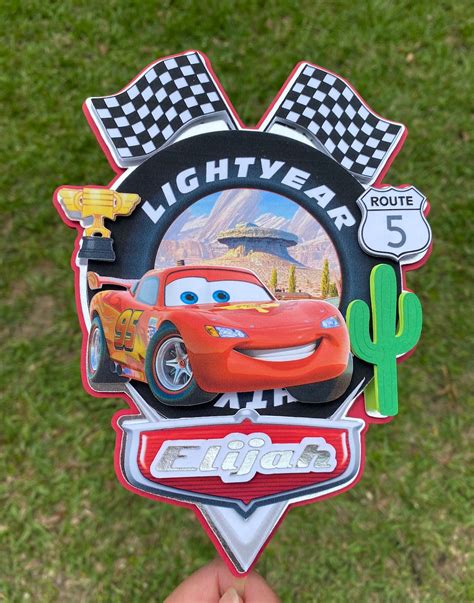 Cars Cake Topper / Cars Movie Cake Topper / Personalized Cake Topper - Etsy