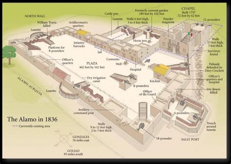 Map Of The Alamo San Antonio Texas | Printable Maps