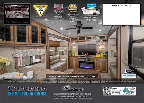 2018 Coachmen Chaparral Brochure | Download RV brochures ...