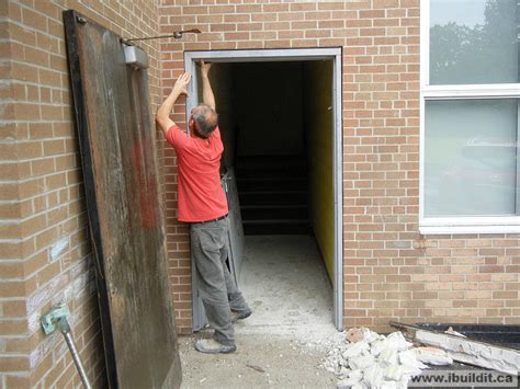 Installing a Metal Frame and Door - IBUILDIT.CA