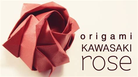 Origami Kawasaki Rose · How To Make An Origami Flower · Papercraft on ...