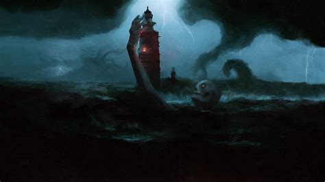 Lighthouse... : r/DarkGothicArt