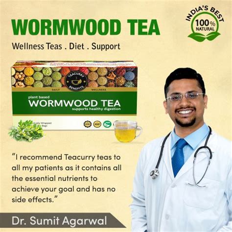 Buy Wormwood Artemesia Tea - Natural Detoxifier with Digestive and Immune System