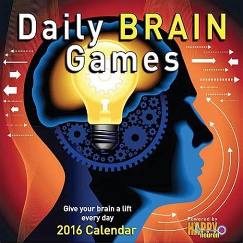 Daily Brain Games 2016 Desk Calendar | Brain games, Brain games and puzzles, Games