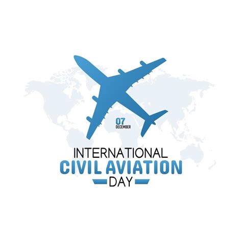 vector graphic of International civil aviation day good for International civil aviation day ...