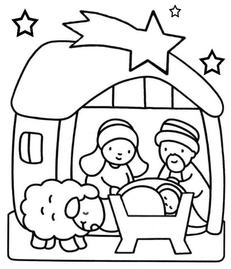 Baby Jesus Coloring Pages - Best Coloring Pages For Kids | Nativity ...