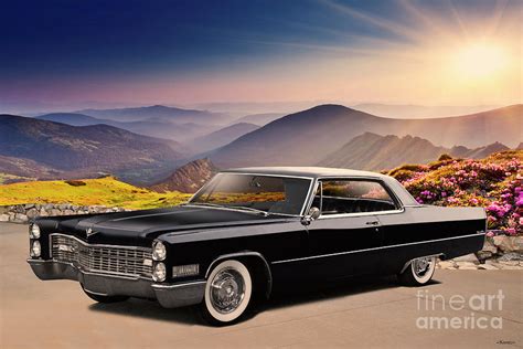 1966 Cadillac Coupe DeVille Photograph by Dave Koontz