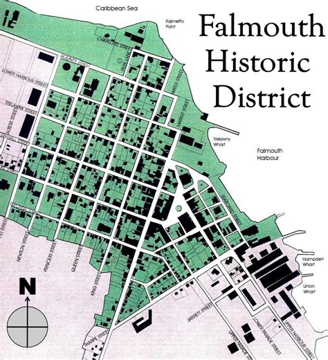 Falmouth Historic District Map • mappery