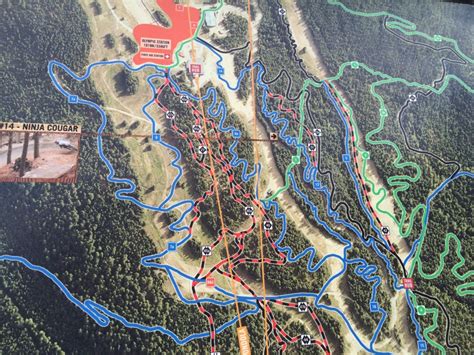 Whistler Bike Park Trailmap - Endless Turns