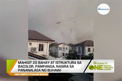 One North Central Luzon: Pananalasa ng Buhawi | Balitang Amianan | GMA Regional TV - Online Home ...