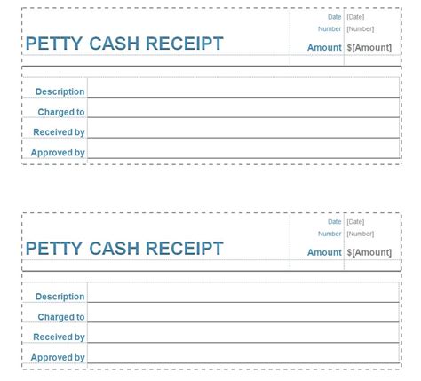 Printable Cash Receipts