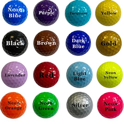 1 Dozen Colored Golf Balls PLAIN NO PERSONALIZATION-Golf Gift - Etsy Nederland