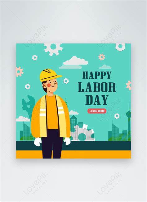 Construction workers cartoon international labor day professional images of various industries ...