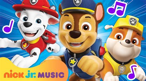 PAW Patrol Theme Song w/ Lyrics! | Sing Along Preschool Songs | Nick Jr ...