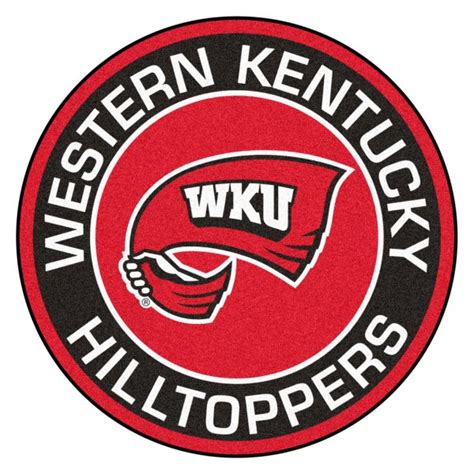 FanMats® 21716 - NCAA Western Kentucky University Round Nylon Area Rug ...