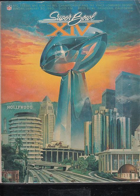 1980 superbowl xiv #NFL #Football program los angeles rams vs ...