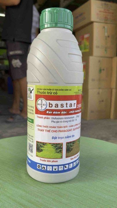 Thuốc trừ cỏ Bastar 200SL ( chai 900ml ) NHÃN ĐỎ trừ cỏ mần trầu , cỏ cú , cỏ ống , cỏ chỉ ...