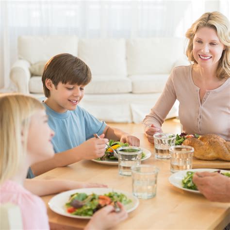 Dining etiquette for children.