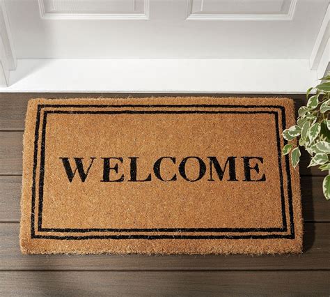 Classic Welcome Doormat | Pottery Barn