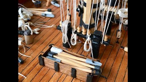 Model Ship Rigging Line Sizes