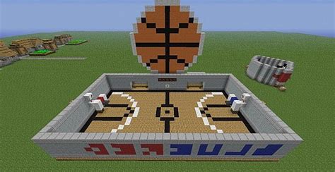 Basketball Court Minecraft Map