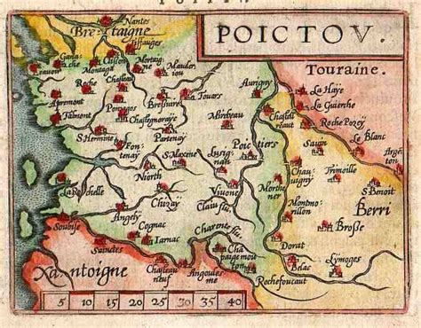 POITOU || Michael Jennings Antique Maps and Prints