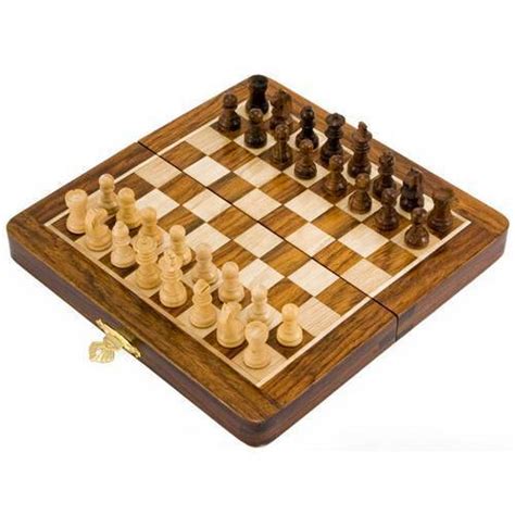 Wooden Magnetic Folding Chess Board at Best Price in Delhi, Delhi | Sourcing India Inc.