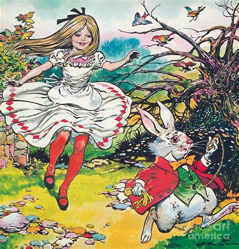 Alice In Wonderland Painting by Jesus Blasco