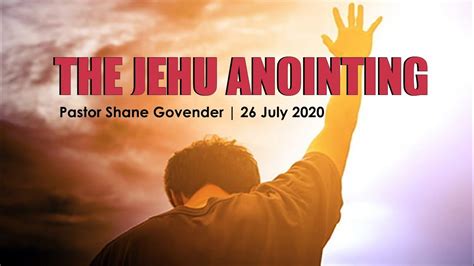 The Jehu Anointing || Pastor Shane Govender - YouTube