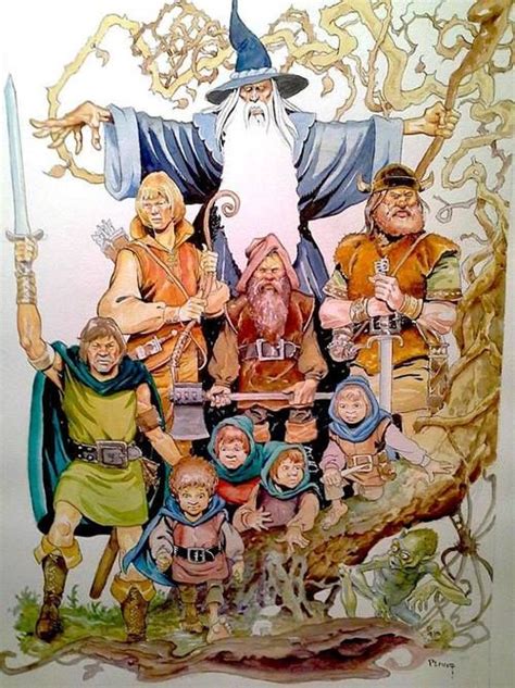 Ralph Bakshi - The Lord of the Rings art by Mike Ploog | Middle earth art, Tolkien artwork, Lotr art