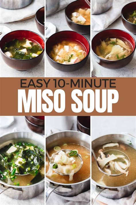 10 Easy Japanese Miso Soup Recipes You'll Love | Recipe | Recipes, Miso ...