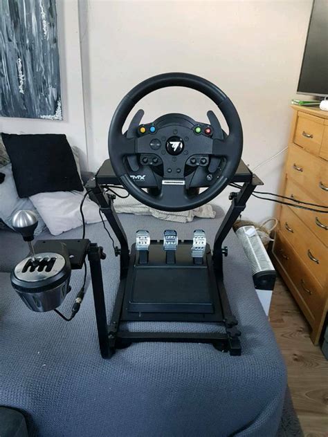 XBOX 1 - ** REDUCED PRICE **THRUSTMASTER STEERING WHEEL SETUP | in Woking, Surrey | Gumtree