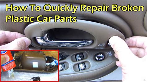 How To Repair Broken Plastic Car Parts - YouTube