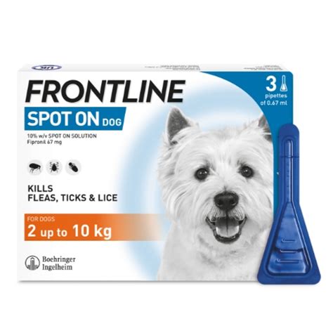 FRONTLINE® SPOT ON Flea and Tick Treatment Dogs