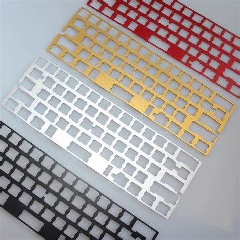 GH60 PCB plate 60% mechanical keyboard poker2 keyboard plate metallic position plate gaming ...